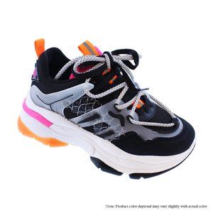 NEW!!! Liliana Ugly Sneaker in Black and Pink